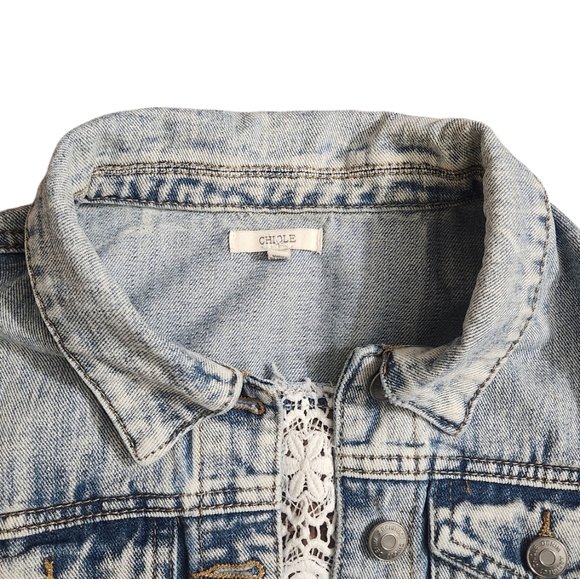 Chiqle Jeans Top size Large - Picture 2 of 11